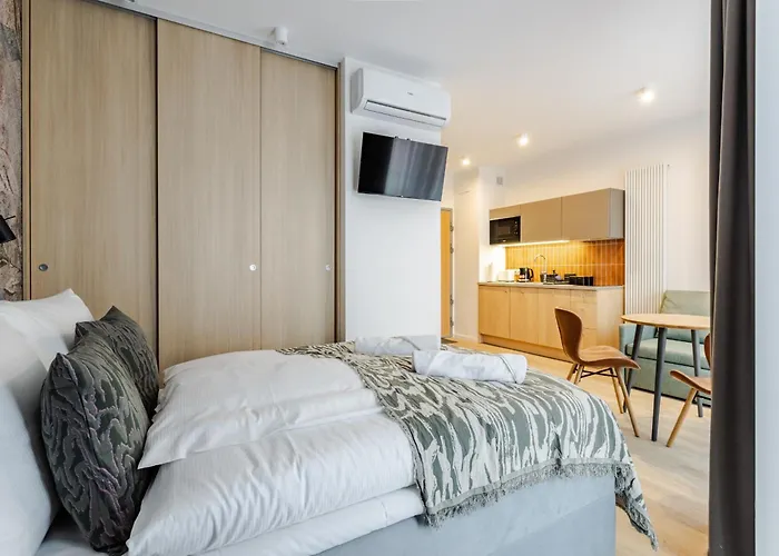 Stylowe Studio Very Berry W Poznaniu Z Parkingiem I Balkonem By Noclegi Renters